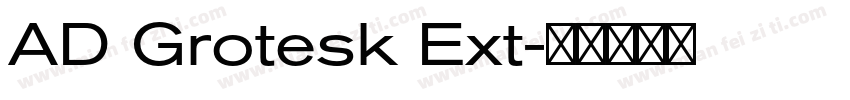 AD Grotesk Ext字体转换